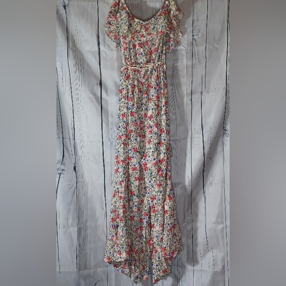 Umgee strapless boho floral wide leg jumpsuit - Picture 11 of 14